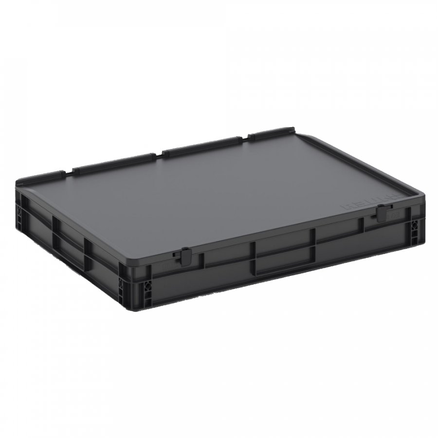 EВРОКОНТЕЙНЕР 800x600x140 мм Арт. ESD ED 86/12 HG